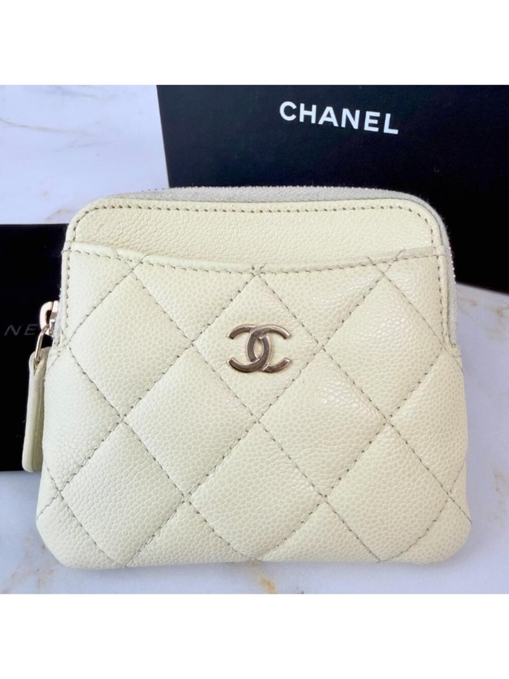 Chanel Quilted CC Logo Fragment Case